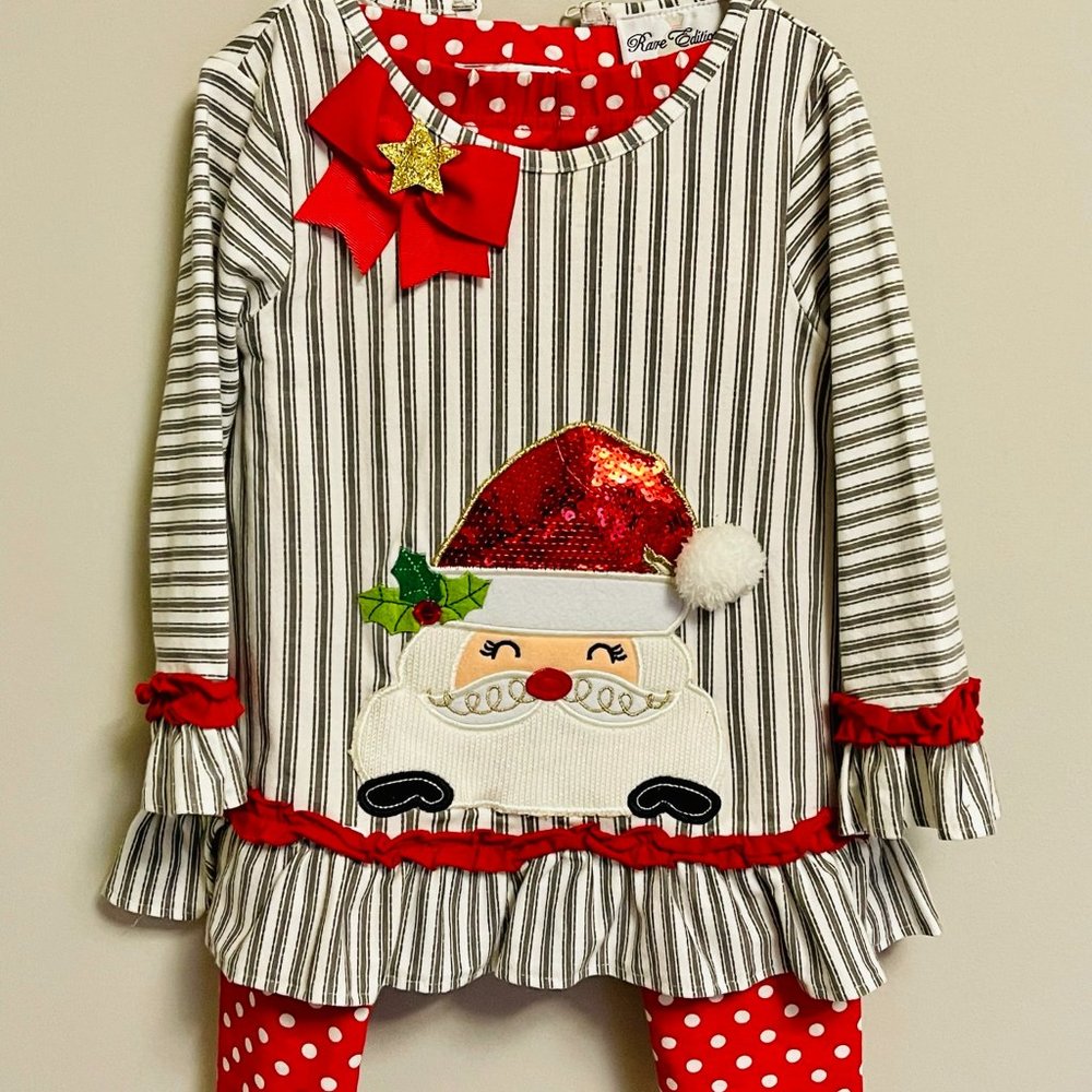 Rare Editions | 3T | Santa Top & Pants